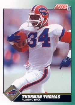 Thurman Thomas Buffalo Bills 1991 Score NFL #234